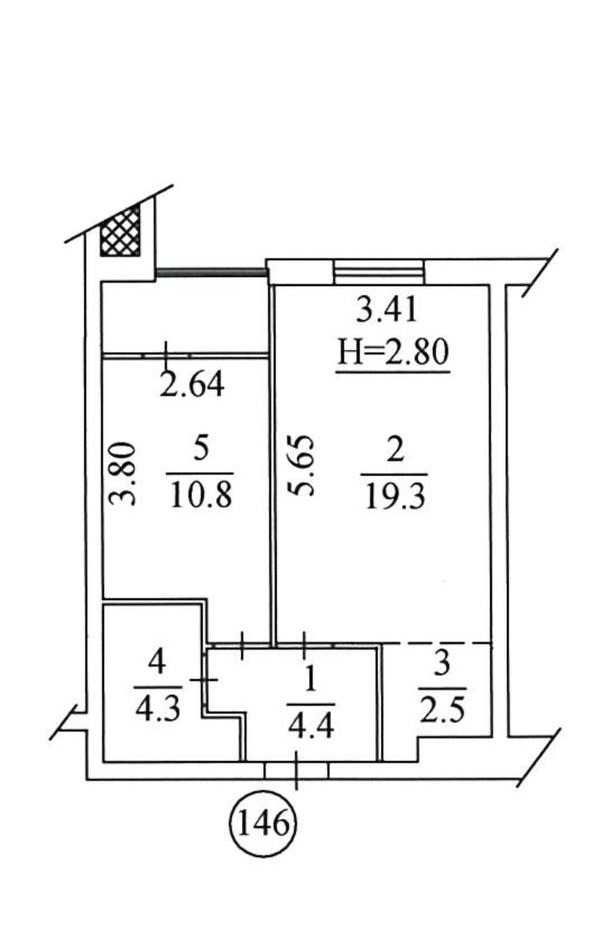 Продаж квартири 42,2 м2 "ЖК Парк Плаза" метро Теремки, Чабани