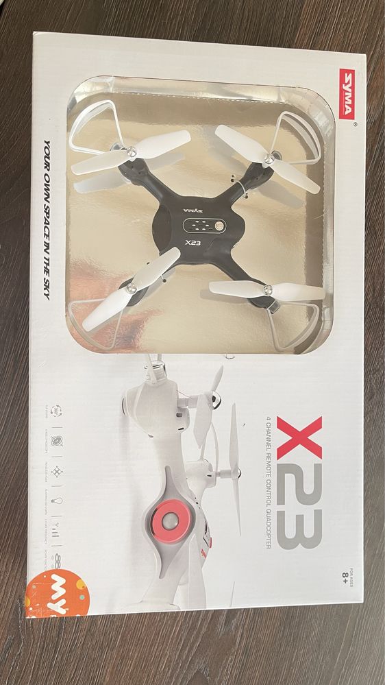 Квадрокоптер Syma X23 2.4 GHz 21 cм Black (X23)