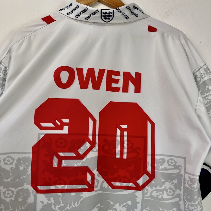 Koszulka Klubowa Umbro Anglia England Owen 20 Blockcore Y2k T-shirt