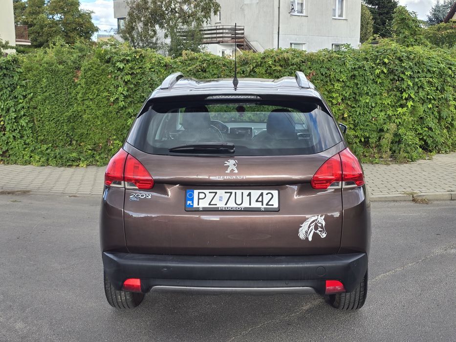 Peugeot 2008 1.2 2015r,Pure Tech,bezwypadkowy,półskóra,navi,full opcja