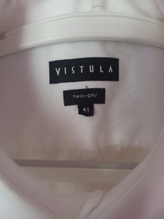 Biała koszula męska, Vistula, Slim, rozmiar M