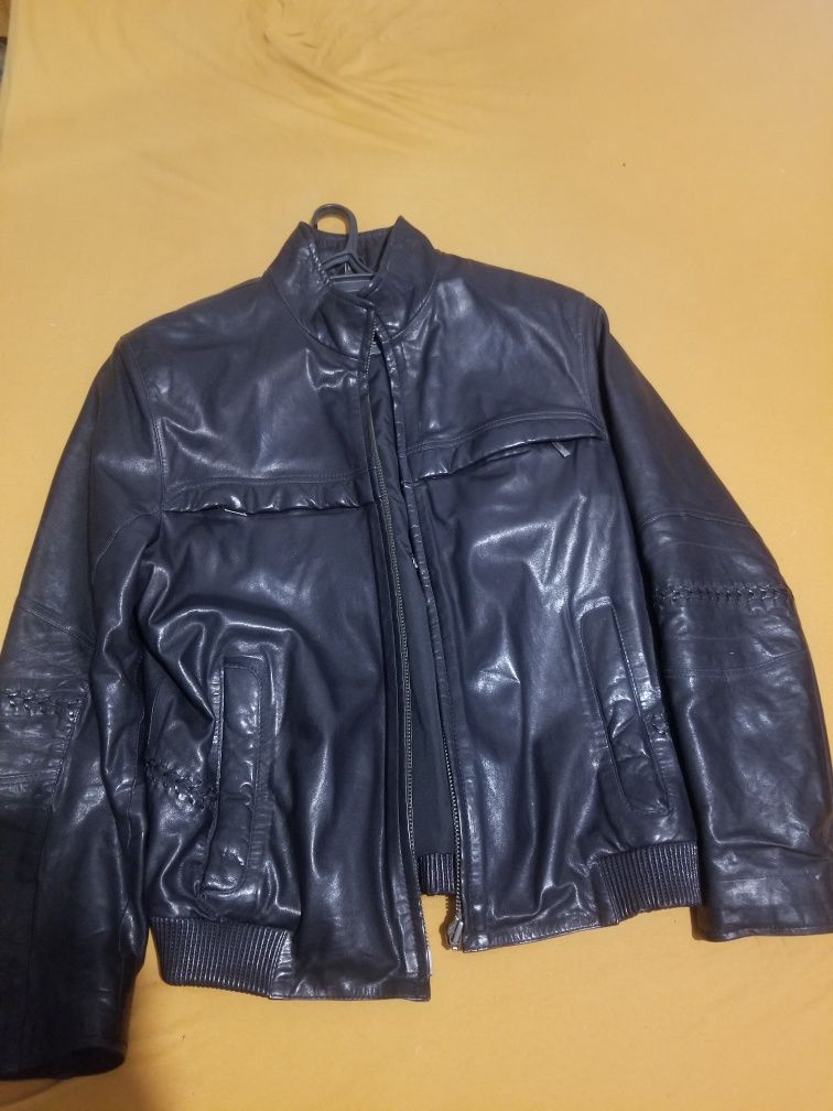 Куртка кожаная размер 50-52