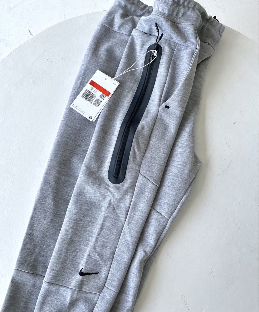 Штани Nike Tech Fleece сірі/ штани найк теч фліс/ чоловічі спортивні