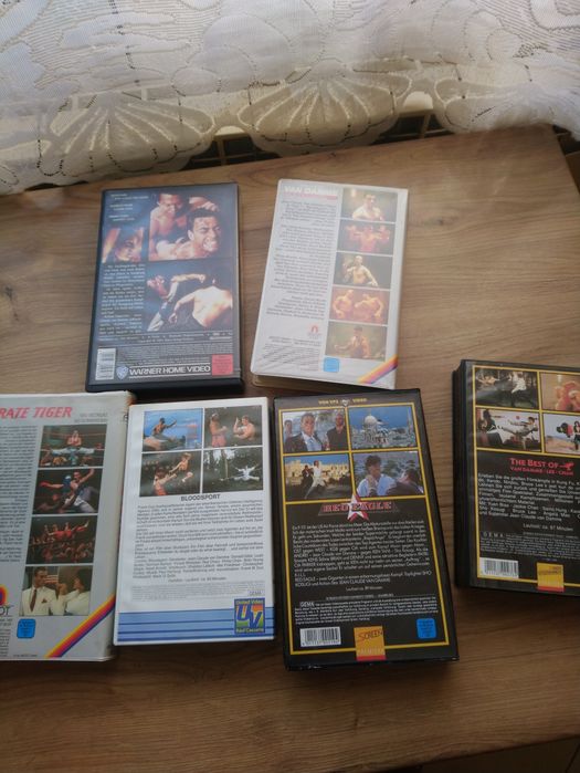 Filmy VHS karate Tiger van dam