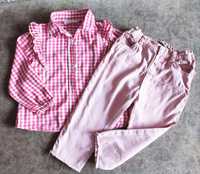 Джинси, сорочка, рубашка, одяг для дівчинки