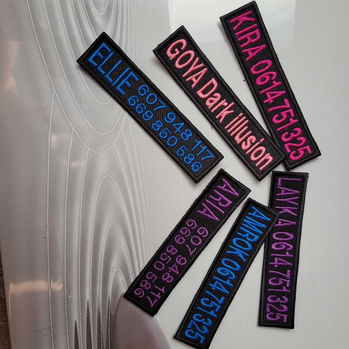 Haftowane imienniki grupa krwi .