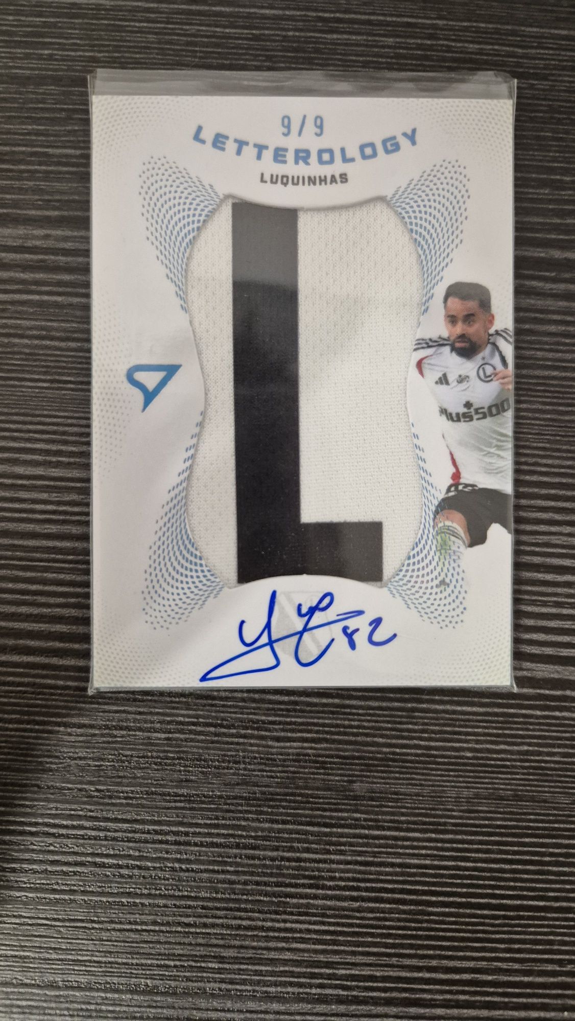 Karta letterology autograf Luquinhas Legia 9/9 Ekstraklasa 2024/2025