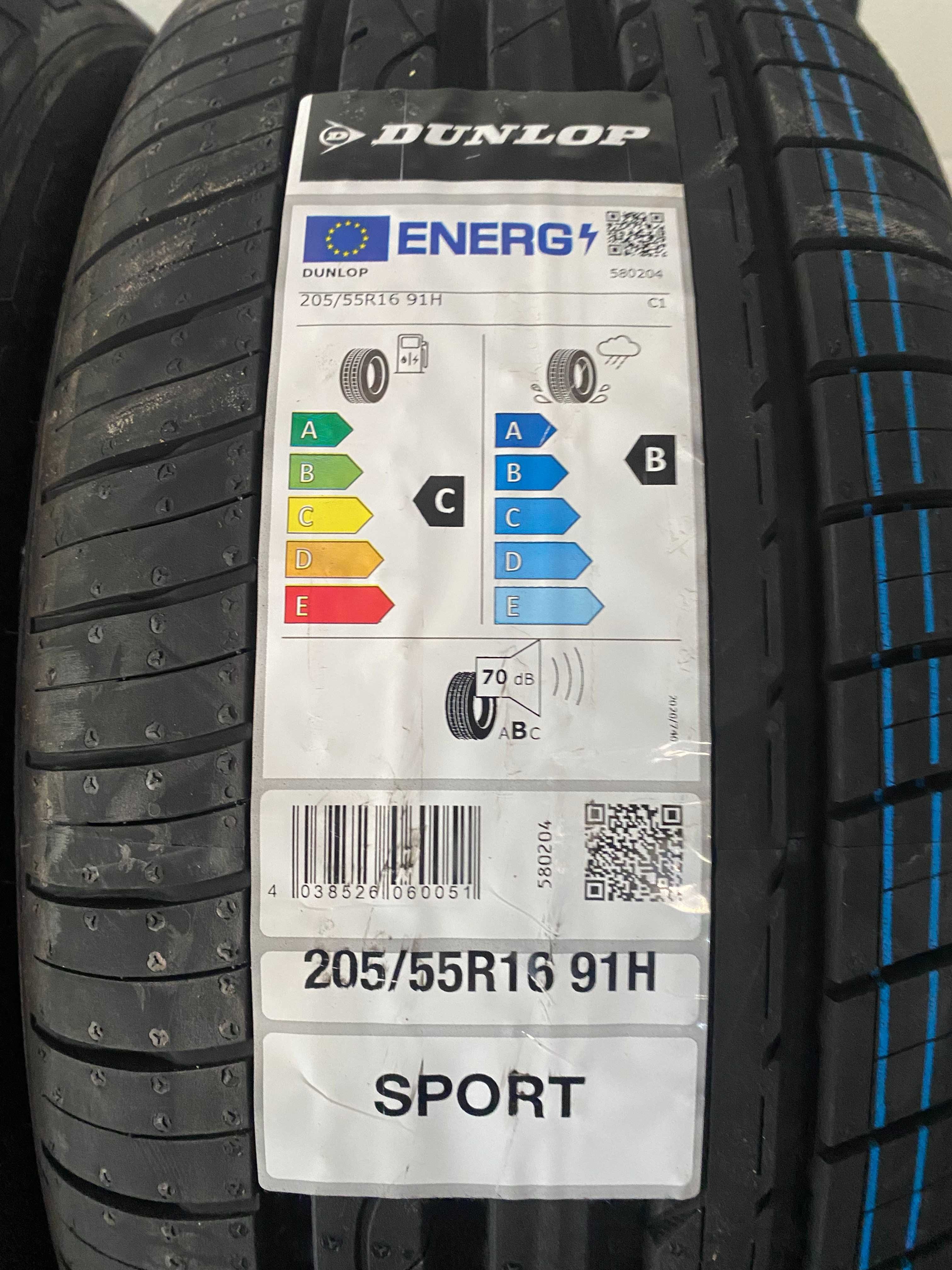 4x 205/55 R.16 91H Dunlop Sport NOWE 2023