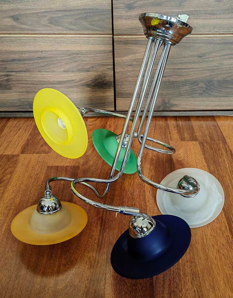 Żyrandol, lampa wisząca 5punktowa