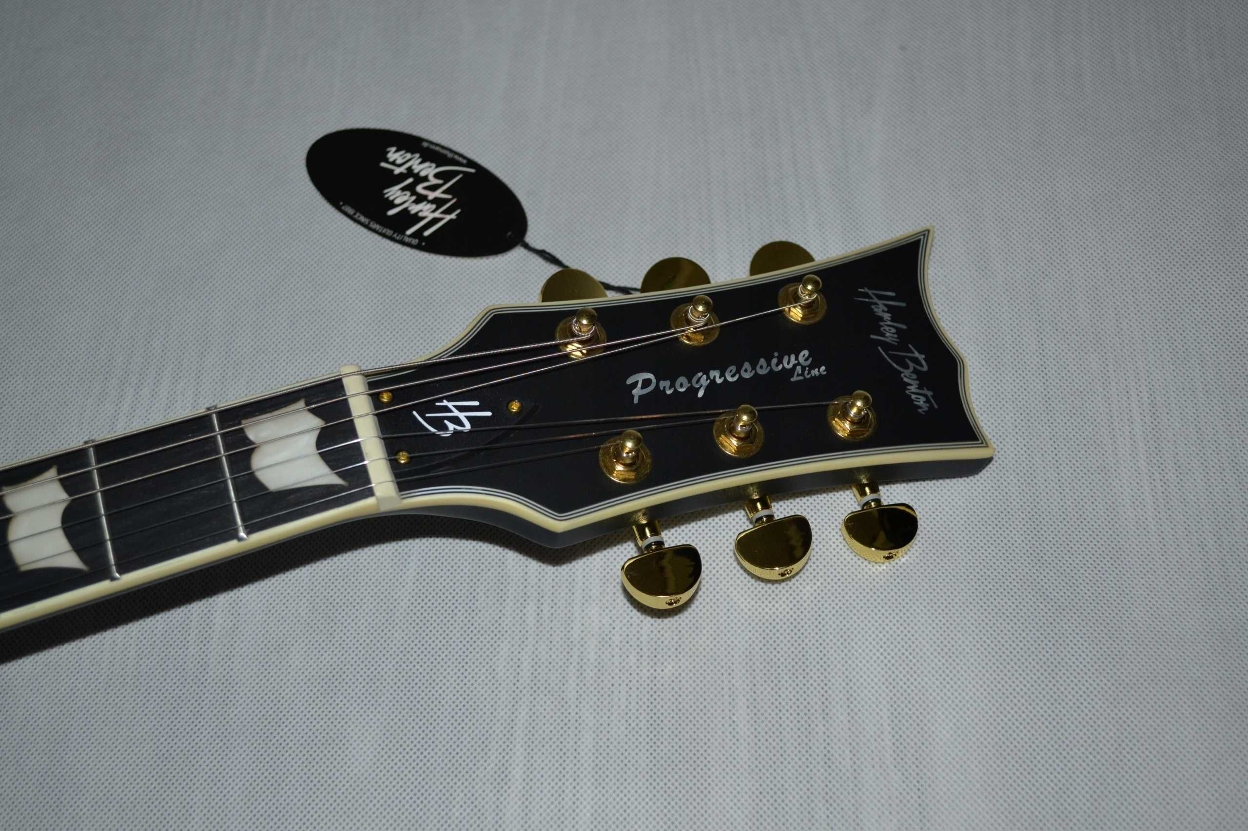 Harley Benton SC-1000 SBK Gitara elektryczna Les Paul - USTAWIONA!