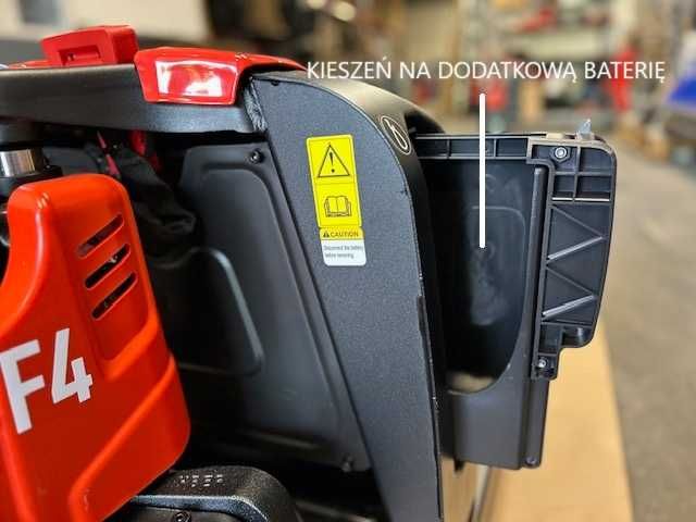 Elektryczny paleciak, wózek paletowy, widlak F4. Warszawa 24h