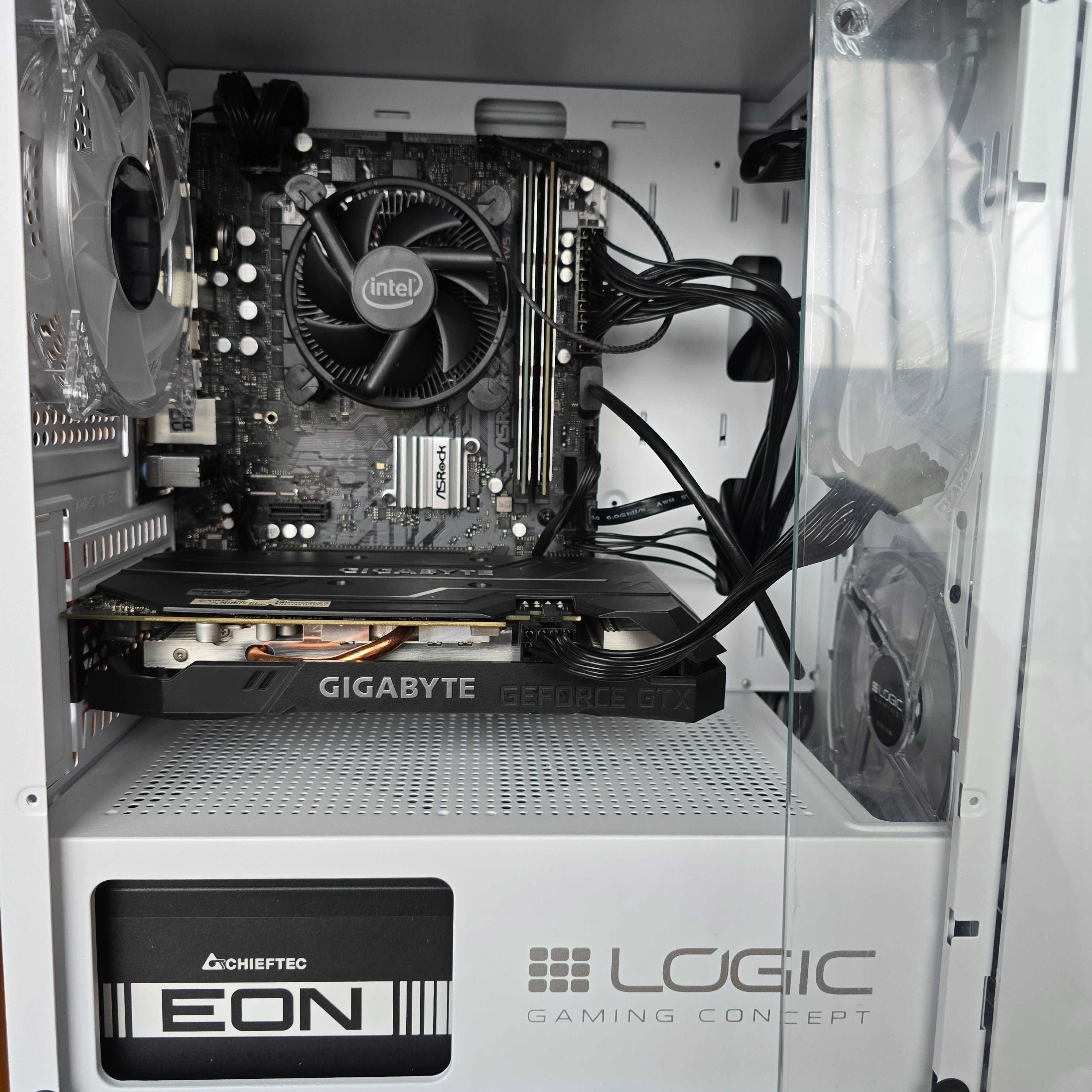 Biały Komputer do Gier | i7 8 rdzeni + GTX 1660 6GB | Stan Jak Nowy