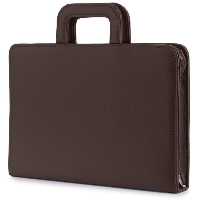 Biwuar neseser aktówka teczka organizer handlowca stylowa brązowa I67