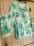 Bluzka kwiaty koszula wiskoza Plus size duży rozmiar 44 48 46