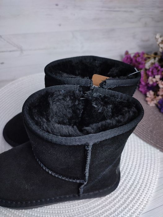 Дитячі угги замшеві р.28-31 зимові черевики