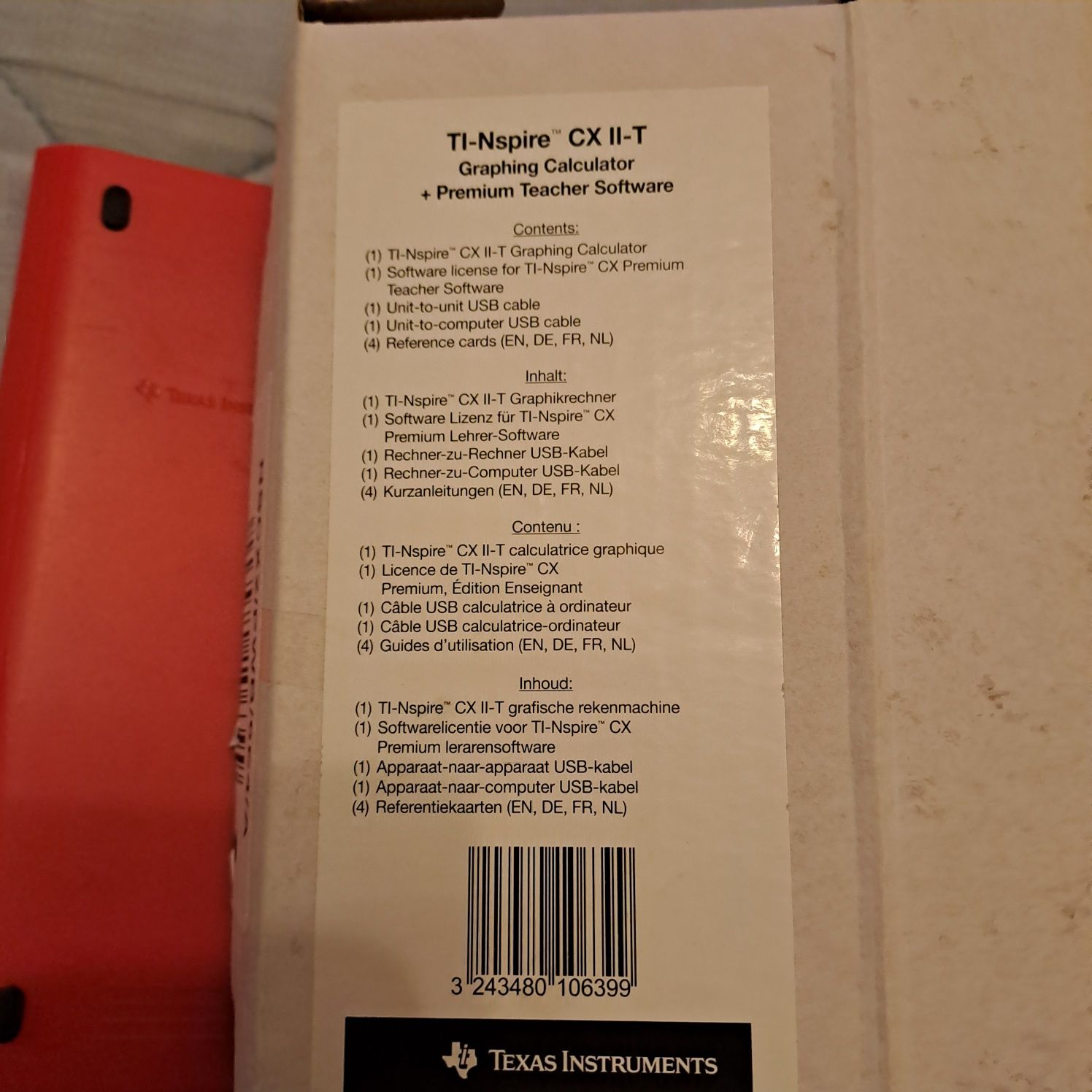 Calculadora gráfica TI-Nspire CX II-T