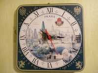 Zegar ścienny drewniany Praga 20 cm x 20 cm