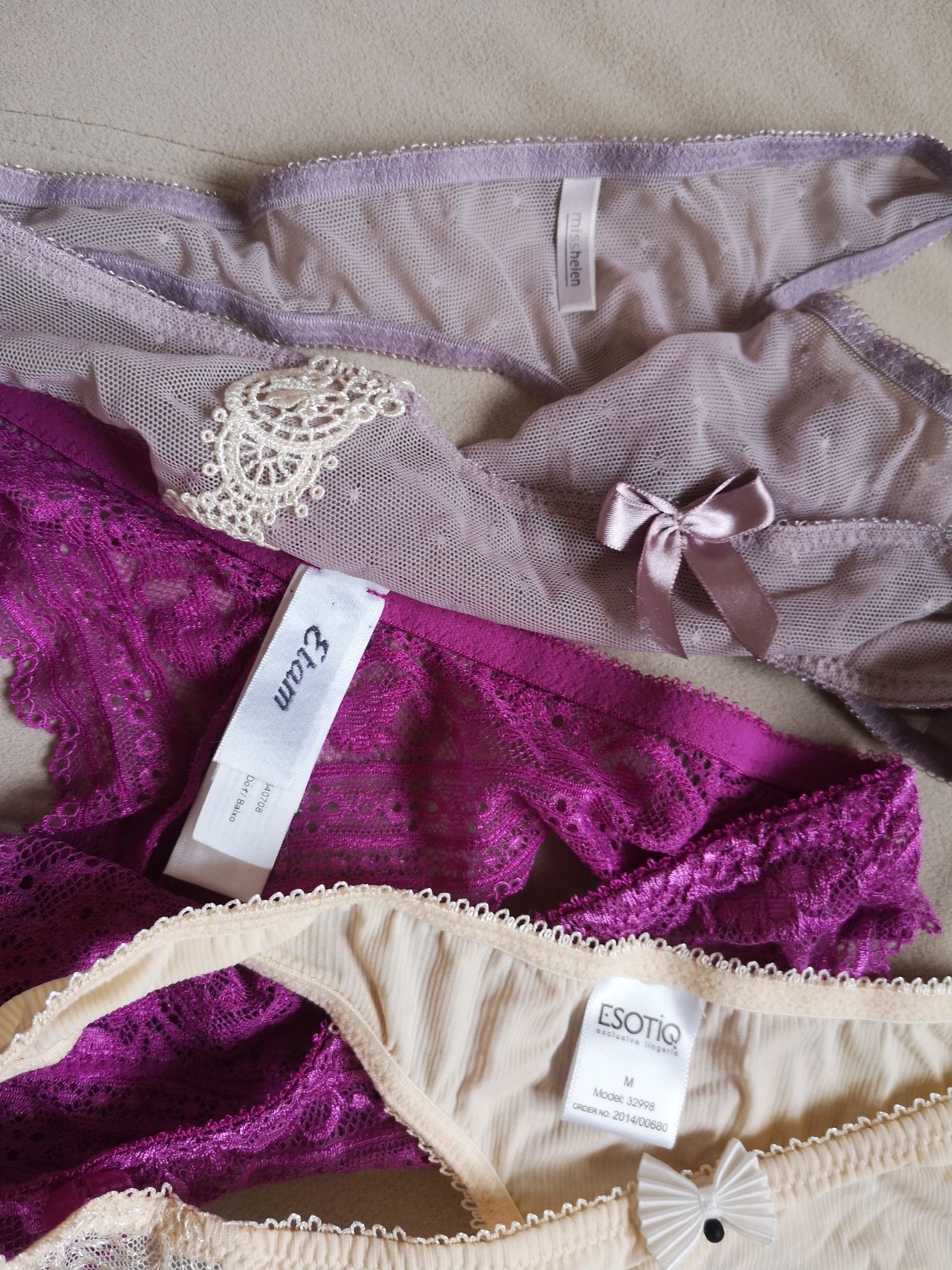 Majtki, stringi, figi, brazyliany S/M Esotiq, Etam /miss Helen /nowe