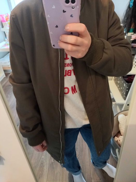 Kurtka parka bomberka Stradivarius wiosenna rozm M