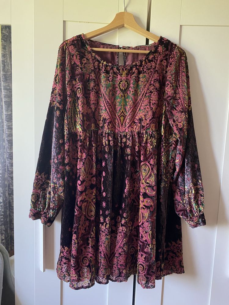 Sukienka nowa z metką free people kolorowa boho vintage