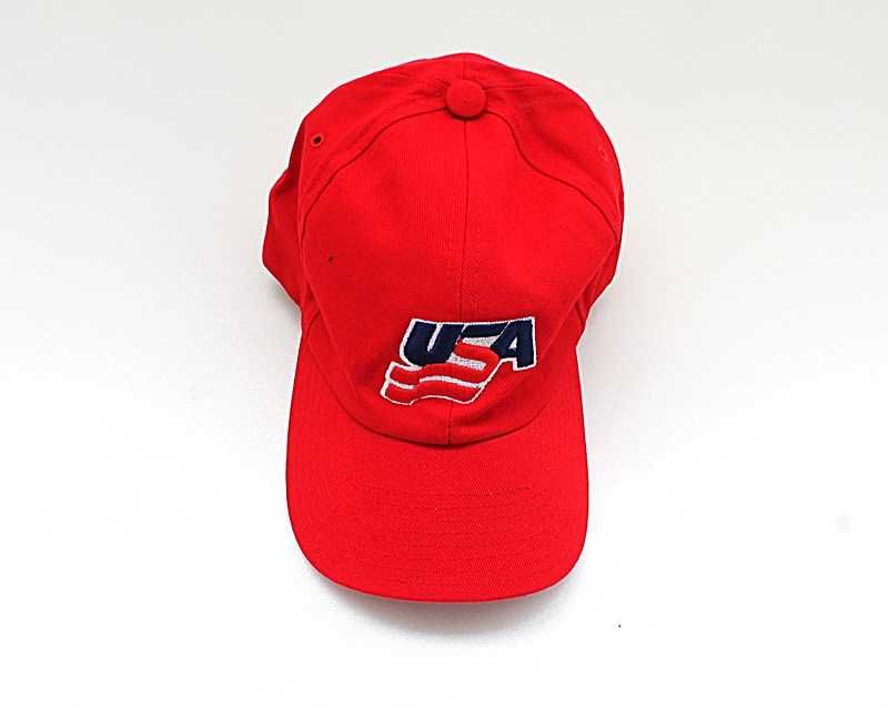 Czapka z daszkiem USA pełna FULL BRIM CAP CZERWONA