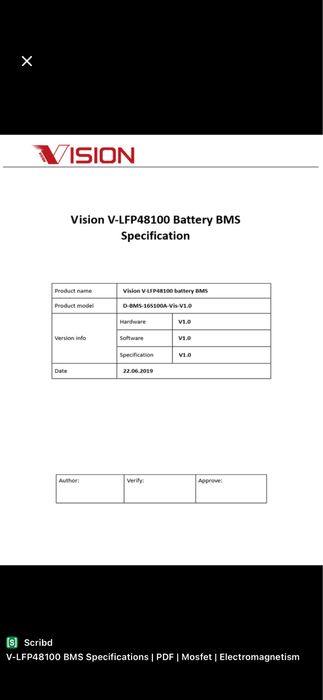 Акумулятор 48 В 100 А LiFePO₄