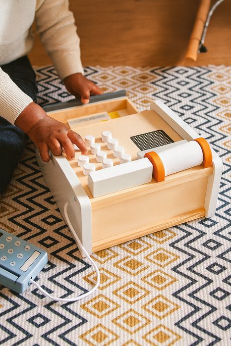 Caixa Registadora de Madeira Tryco – Brinquedo Infantil Educativo