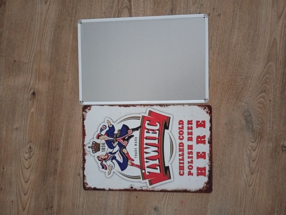 Tablica metalowa do powieszenia Żywiec piwo 20x30 cm