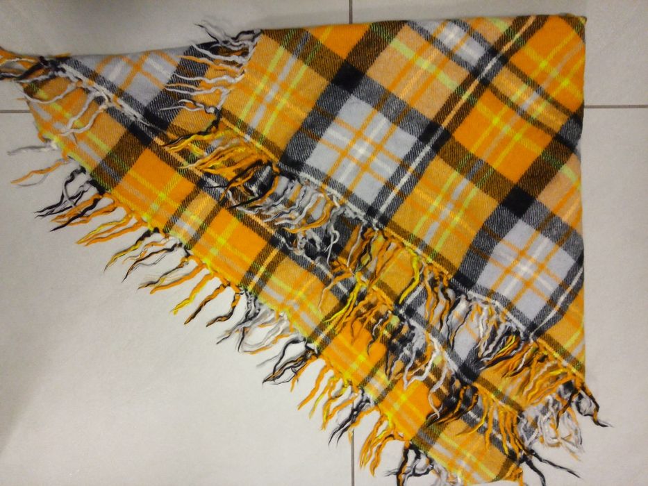 Chusta wełniana/ kocyk Vintage