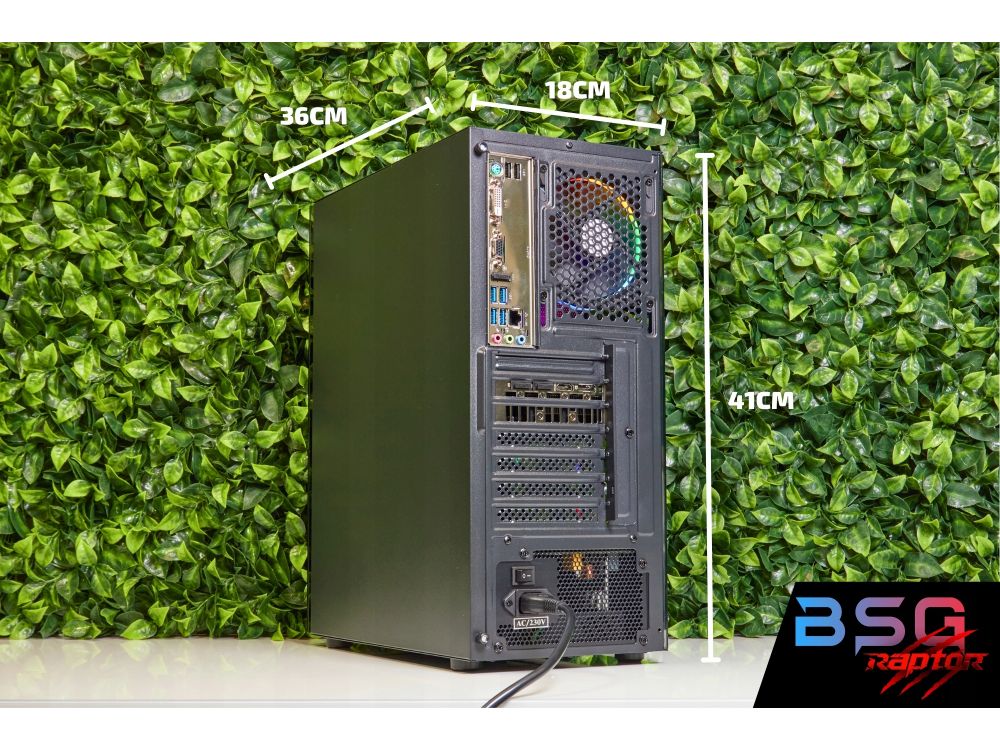 Komputer stacjonarny BSG Raptor Ryzen 5 16GB/512SSD RX7600 Win11Pro