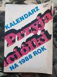 Książka "Kalendarz przyjaciółki na 1988 rok"