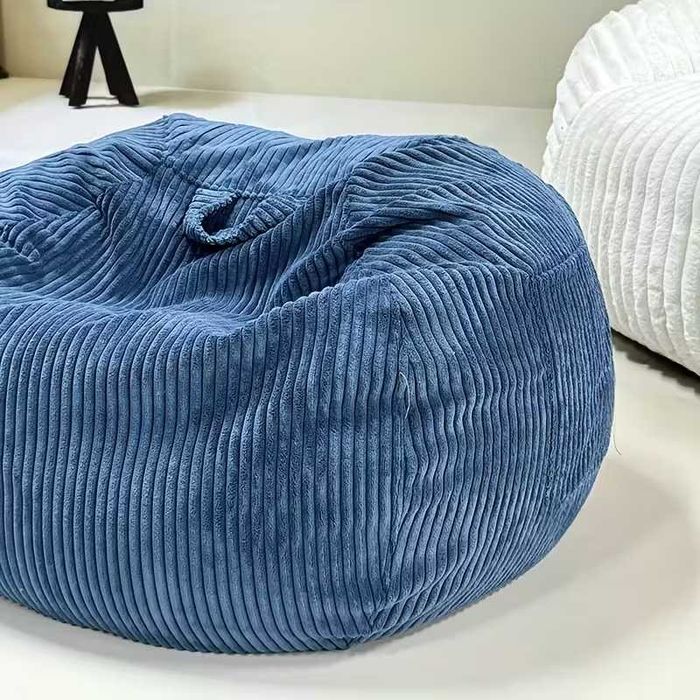 Cord Bean Bag Duży fotel-worek 46x56x51cm granat NOWE