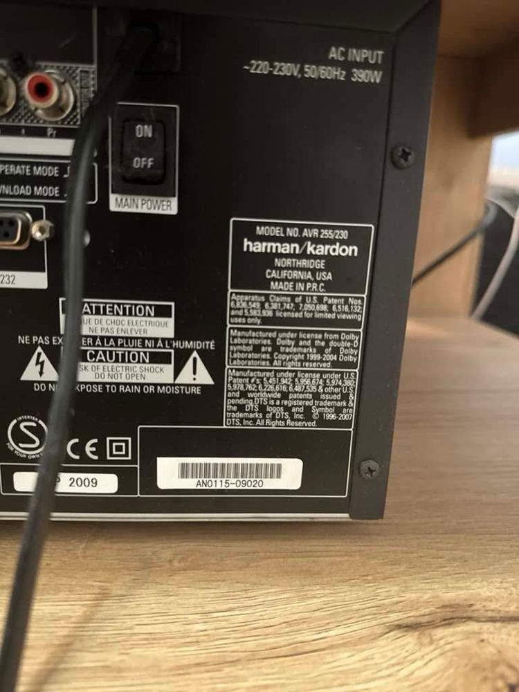 Kino Domowe Taga Harmony 606 harman kardron AVR 255