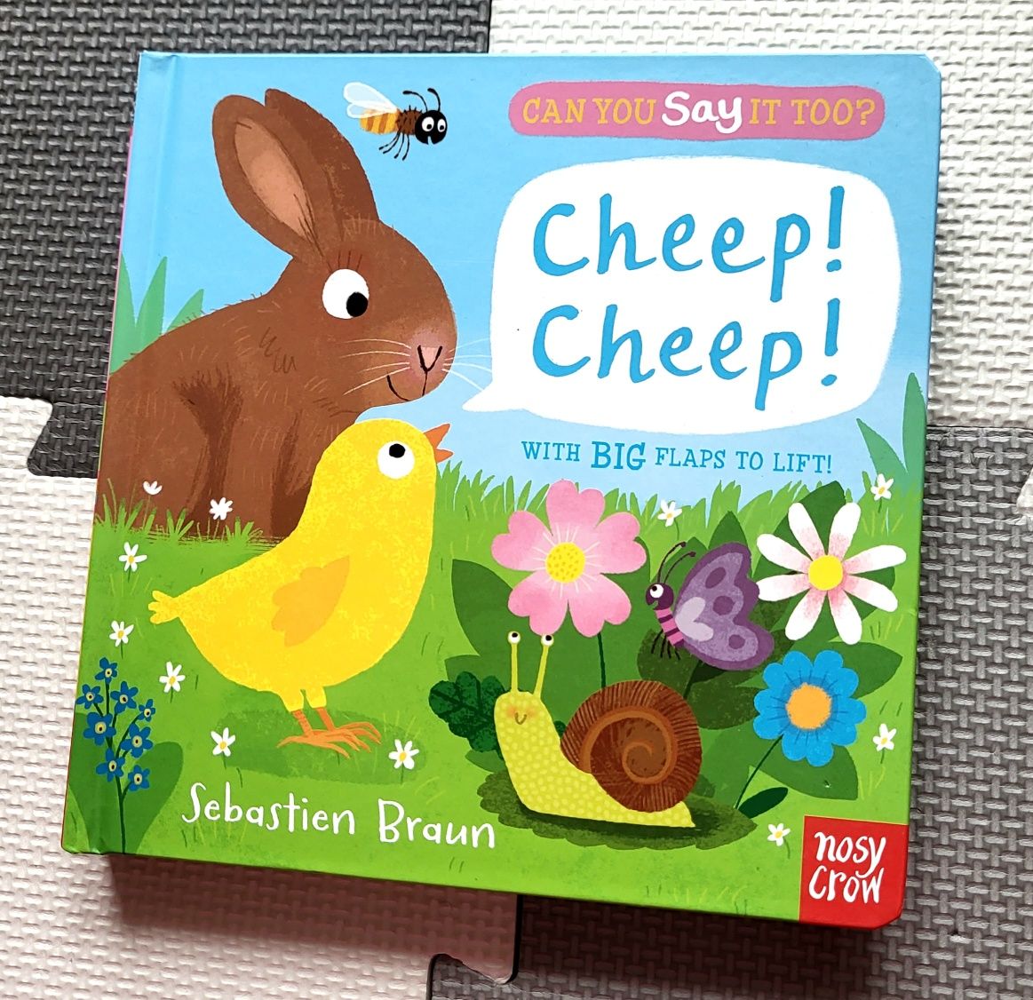 Can You Say It Too?? Cheep! Cheep! książeczka po angielsku z okienkami