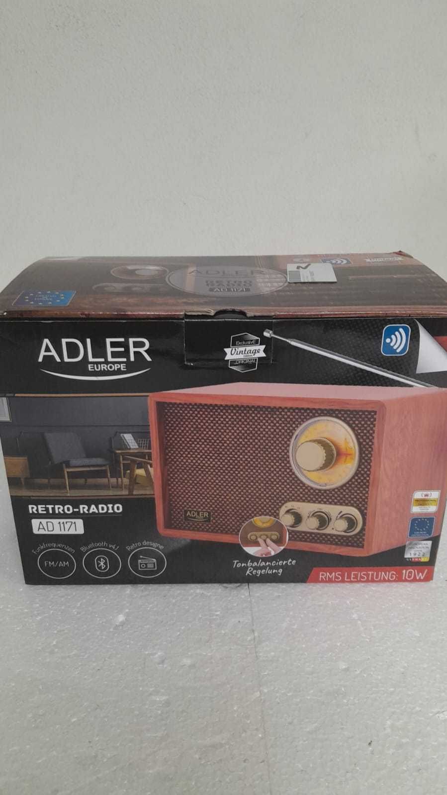 Retro Radio z Bluetooth Adler AD 1171