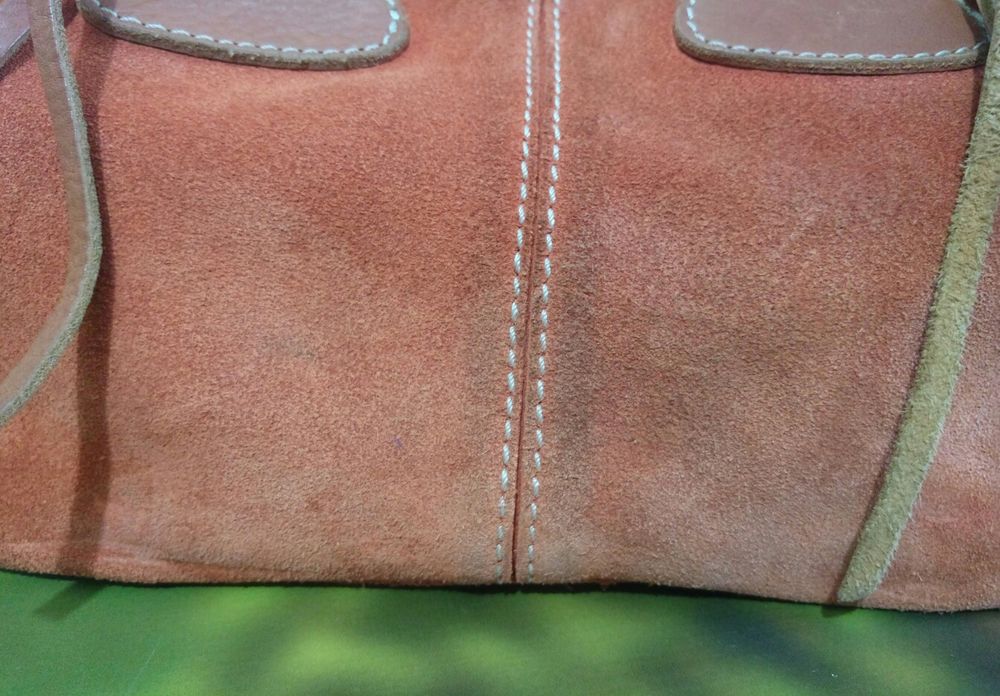 Оригінал Coccinelle шкіряна замшева сумка