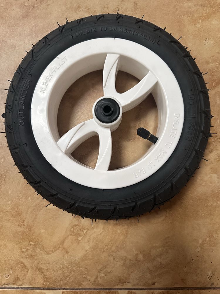 Kółko do wózka 10x1.75, H165 BIAŁE (przód), Expander Mondo, Riko NANO