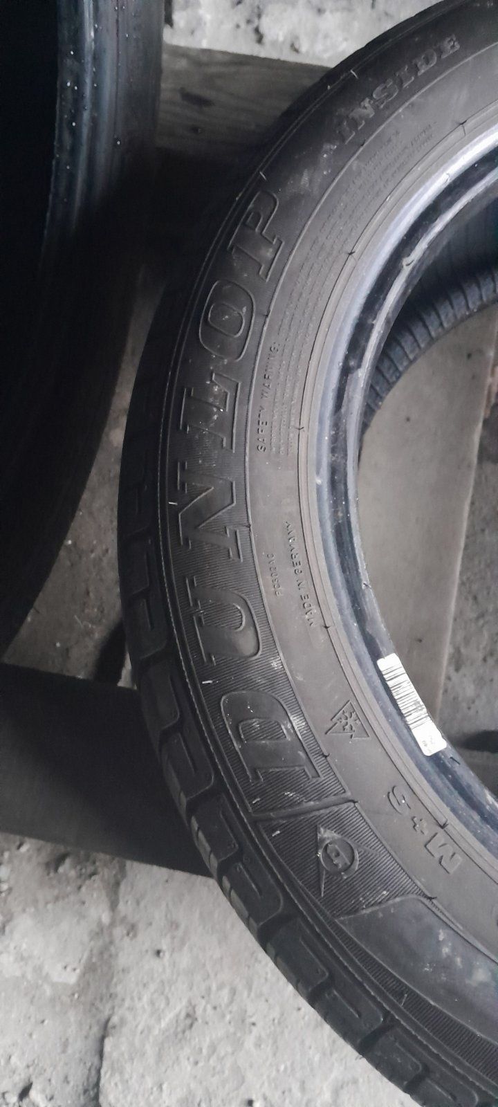 185.60.15 Dunlop 4шт лето БУ склад шины резина из Европы 60 R15