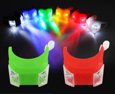 Вело габарит/мигалка жабка/лягушка 2 LED диода на 2032 маячек/стоп