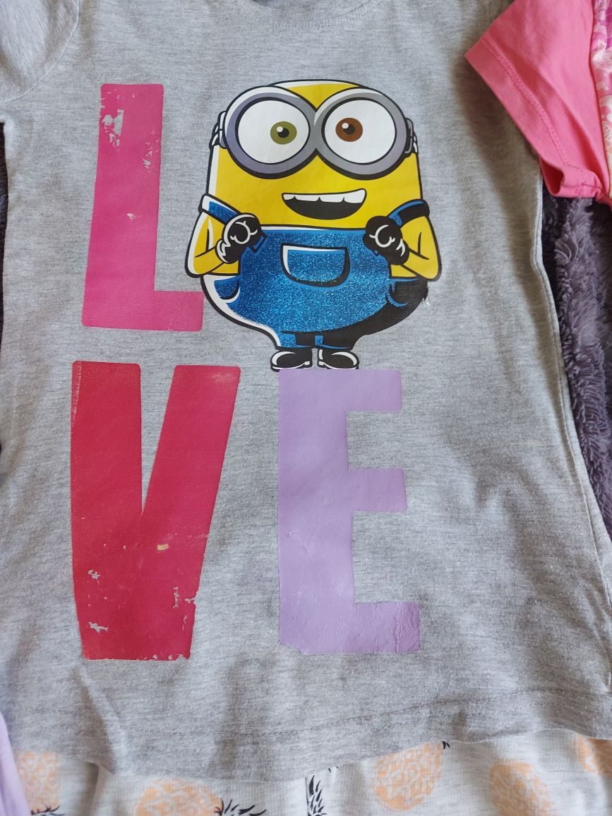 Bluzka legginsy wysyłka kraina lodu, minionki, pet shop, smyk, spodnie