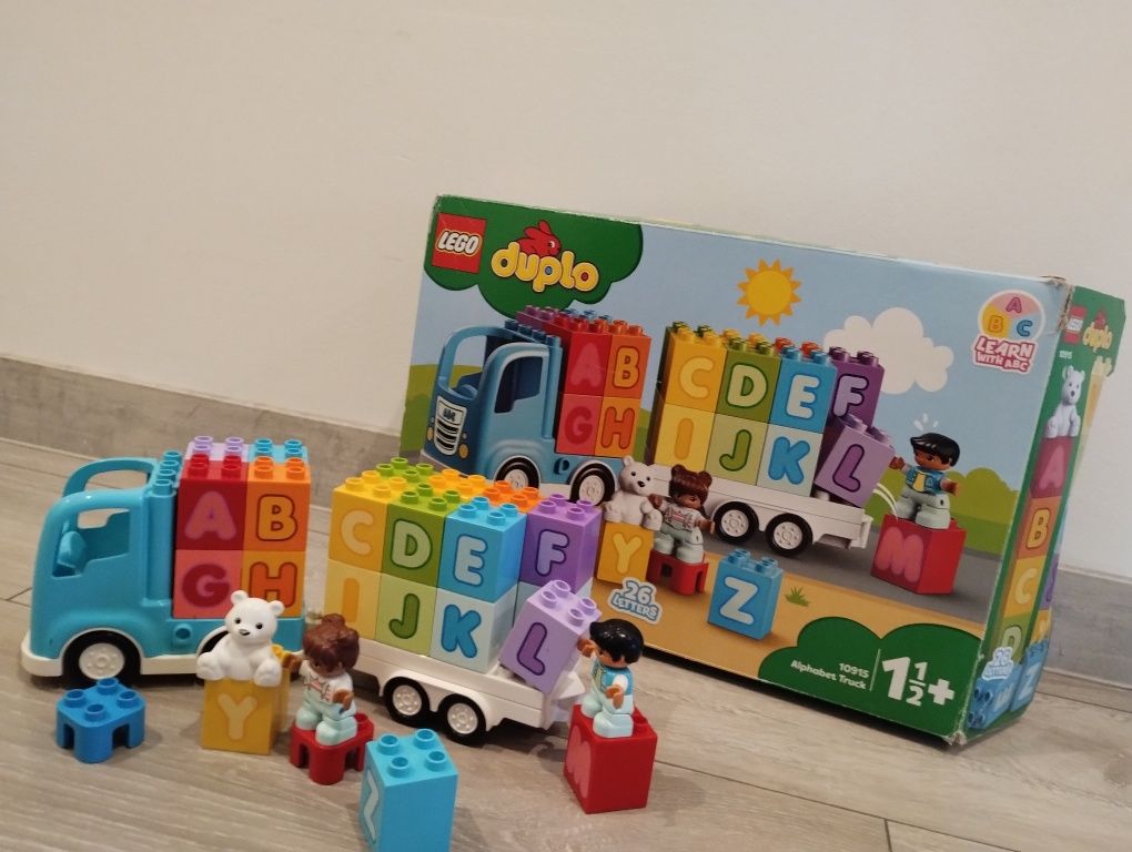 LEGO Duplo ciężarówka alfabet