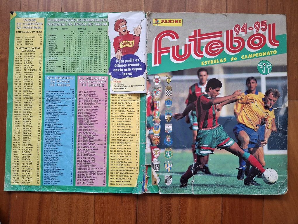 Caderneta 1994 e 1995