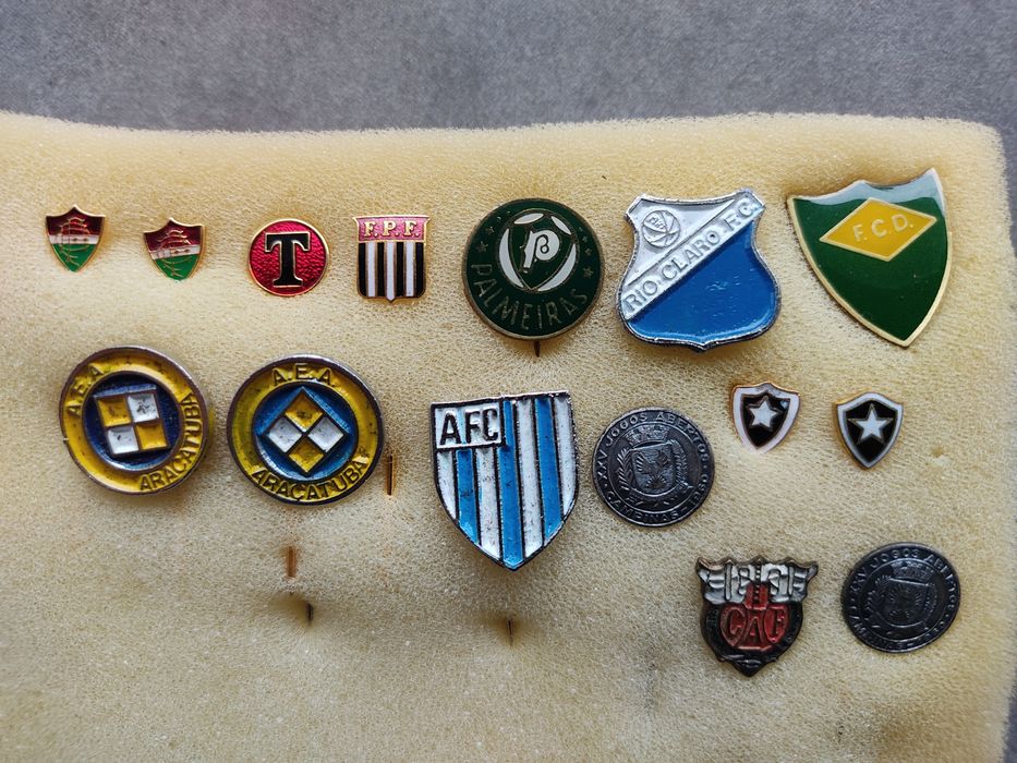 Pin emblema de clube de futebol de Brasil