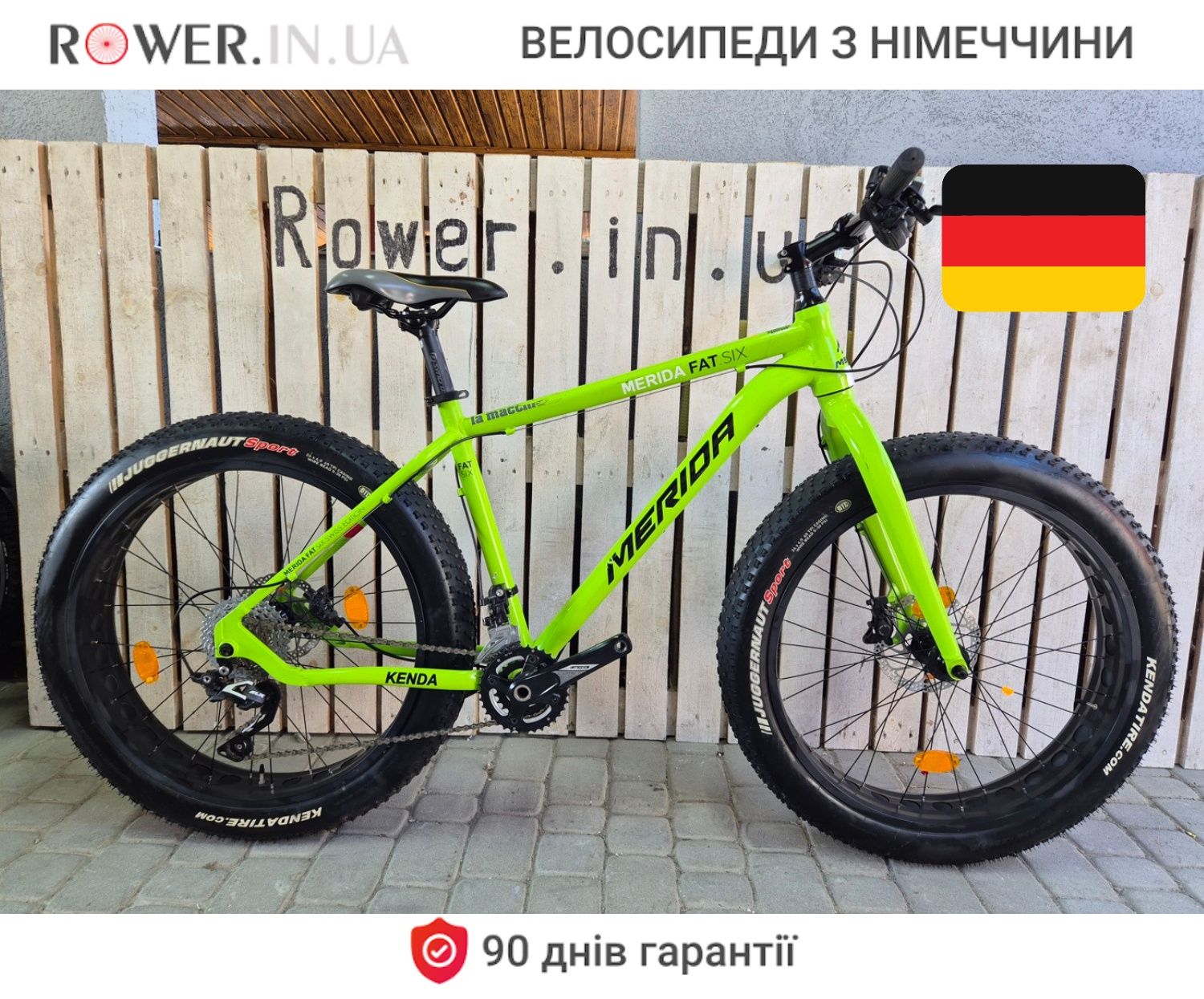Велосипед фетбайк гідравліка алюмінієвий бу Merida Fat Six 26x4