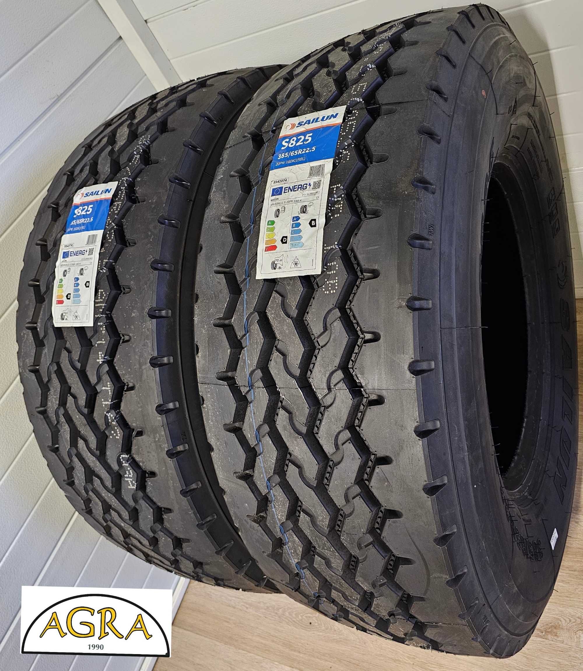 385/65R22.5 SAILUN S825 przód naczepa opona  budowlana nowa MOCNA