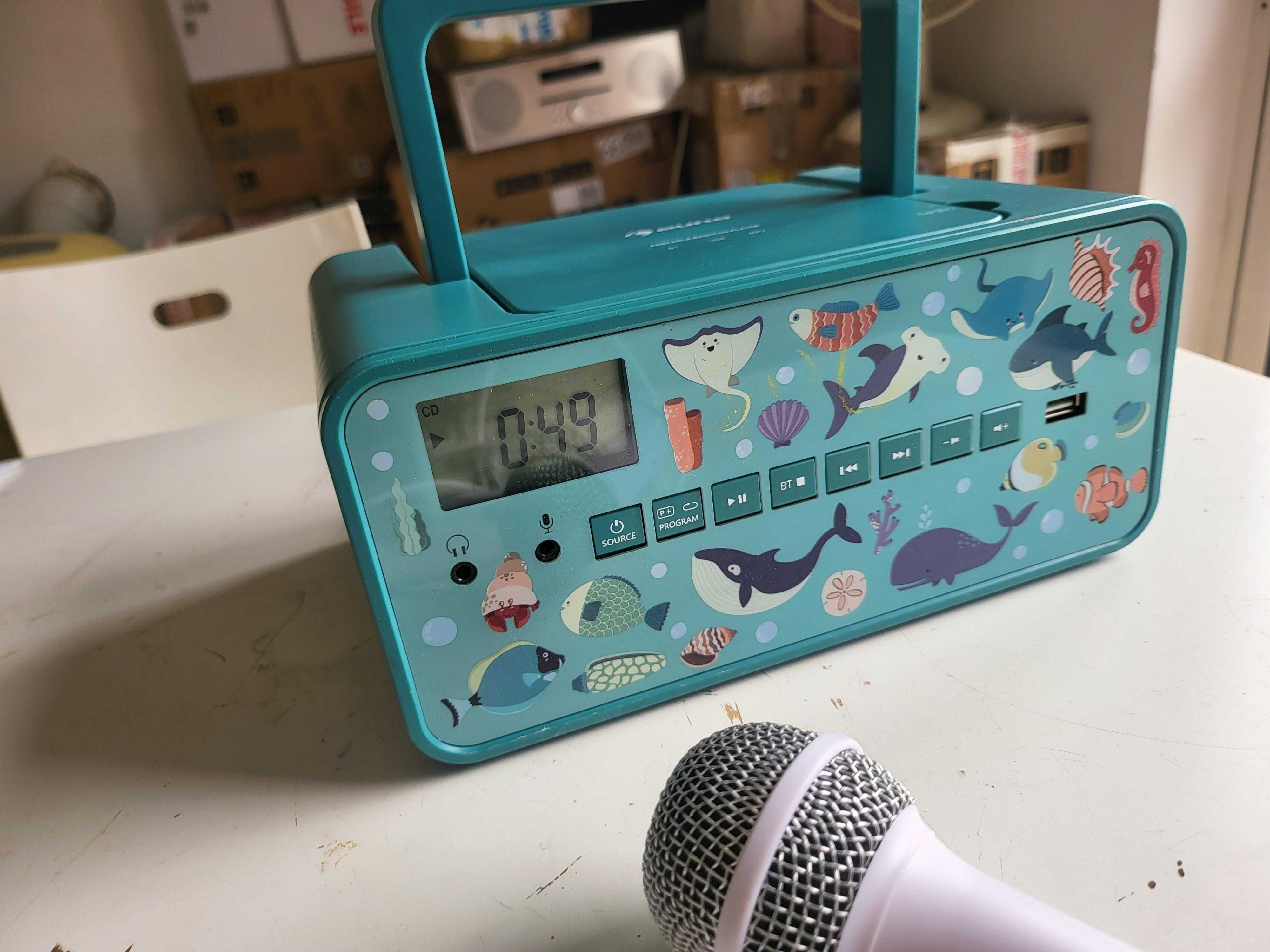 Boombox Kidsbox zwierzątka Trtkus Bluetooth /Cd,Usb 3.