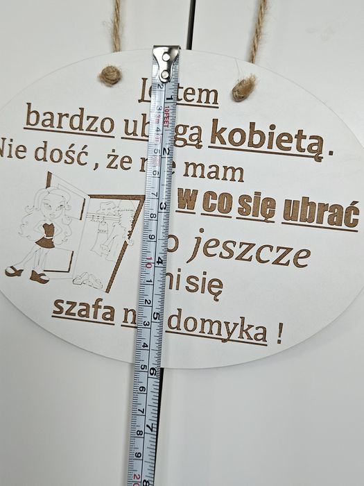 Zabawna tabliczka zawieszka ozdoba dekoracja dla dziewczyny prezent