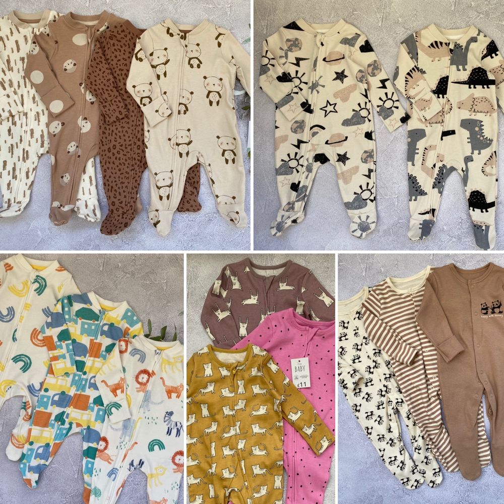 Одежда для новорожденых 0-3-6-9-12-18-24 george, next, h&m, gap
