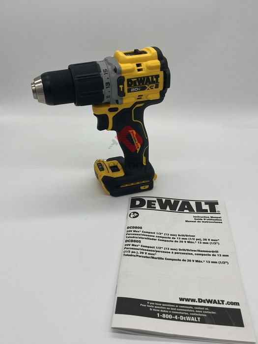 Бесщеточная ударная дрель-шуруповерт DEWALT DCD805 90НМ\В наличии!