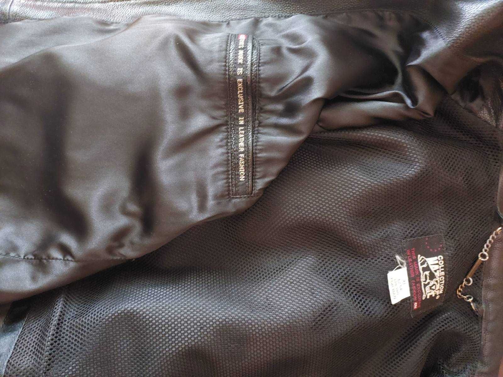 Куртка мужская кожанная XL 52-54 рост 178-180